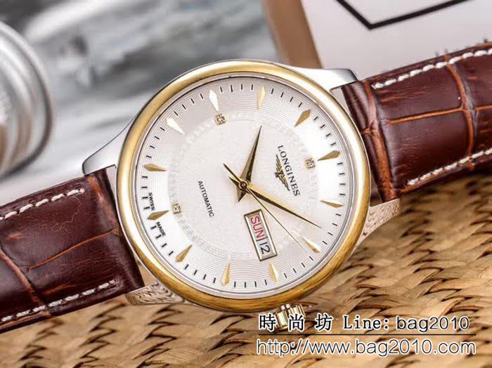 LONGINES浪琴 經典大三針 全自動機械 精品男士腕表 WSS2301